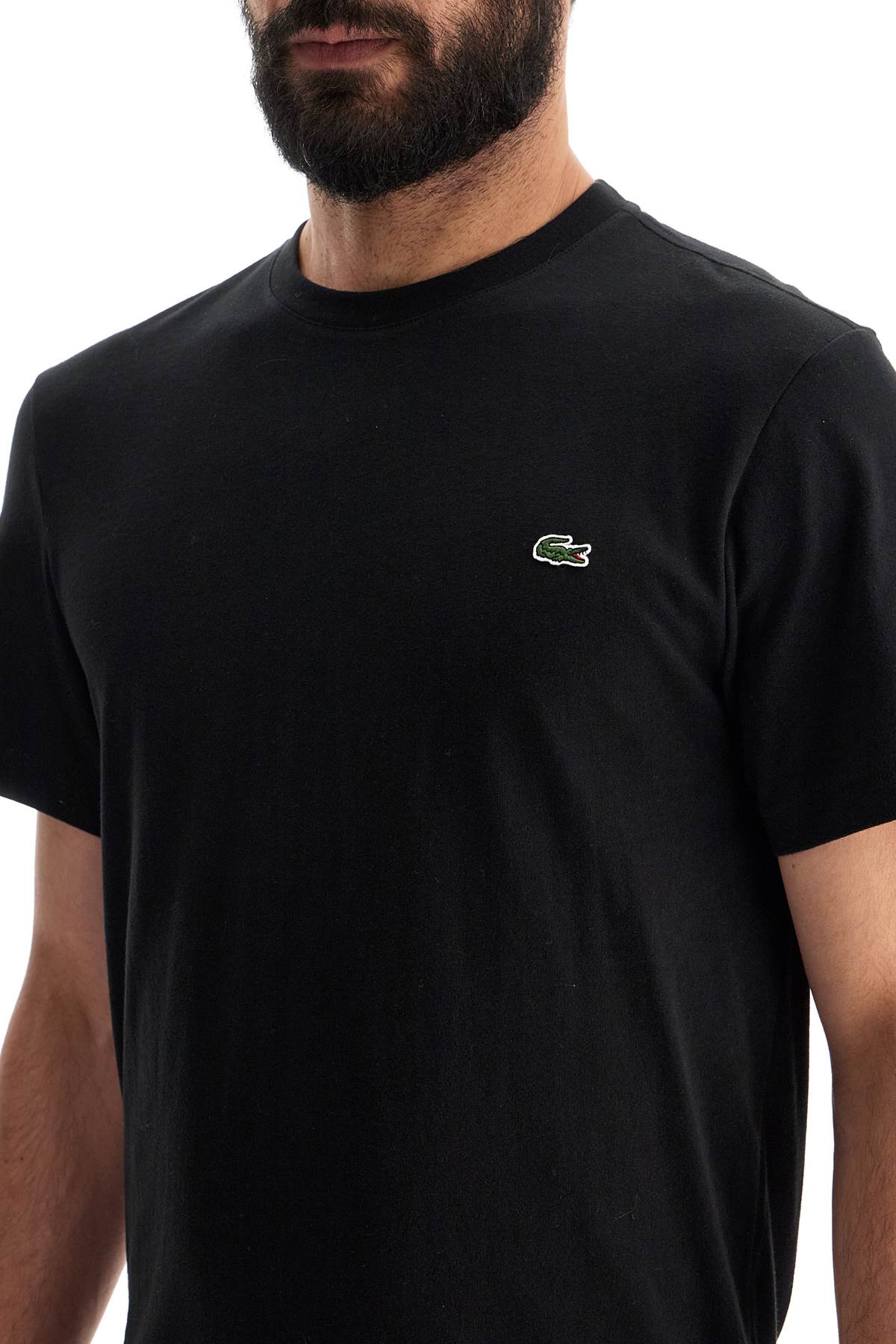 Lacoste T-Shirt With Patch Logo Design