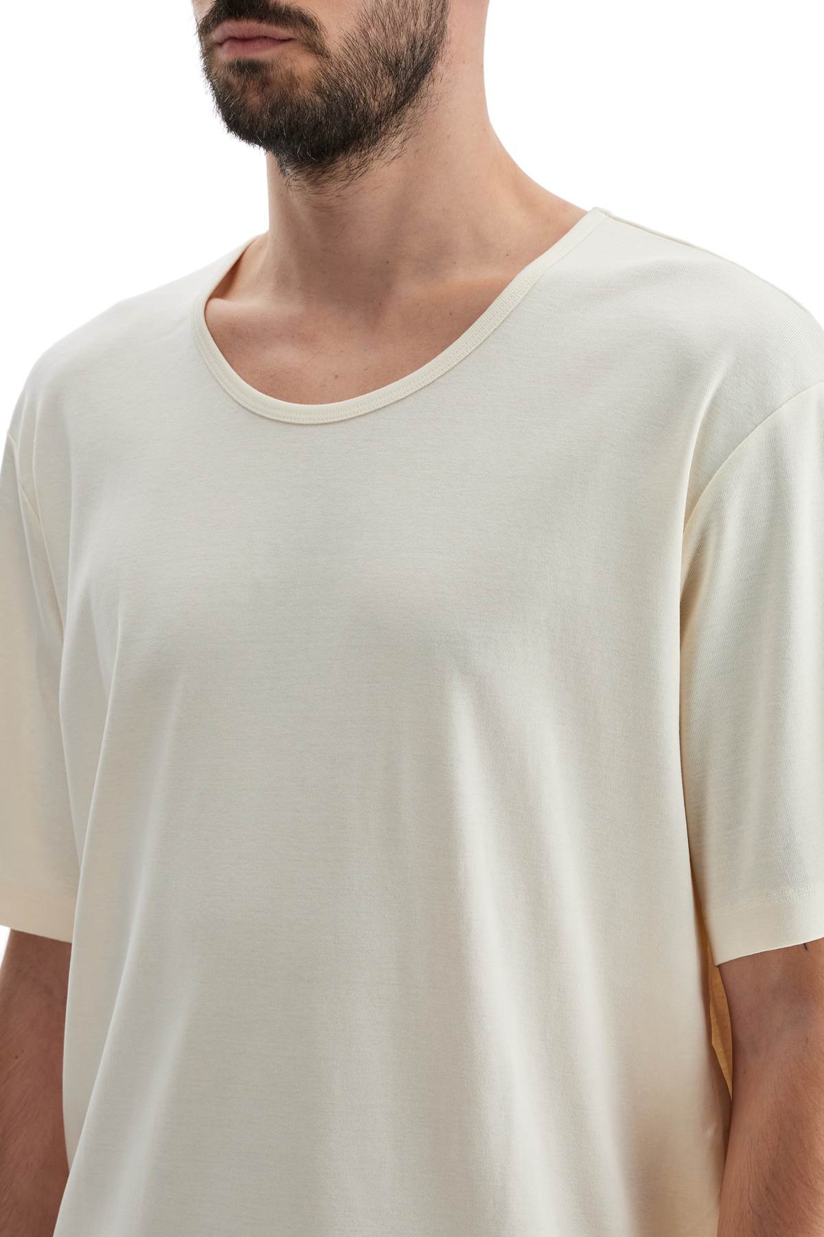 Lemaire T-Shirt With Wide Round Neck