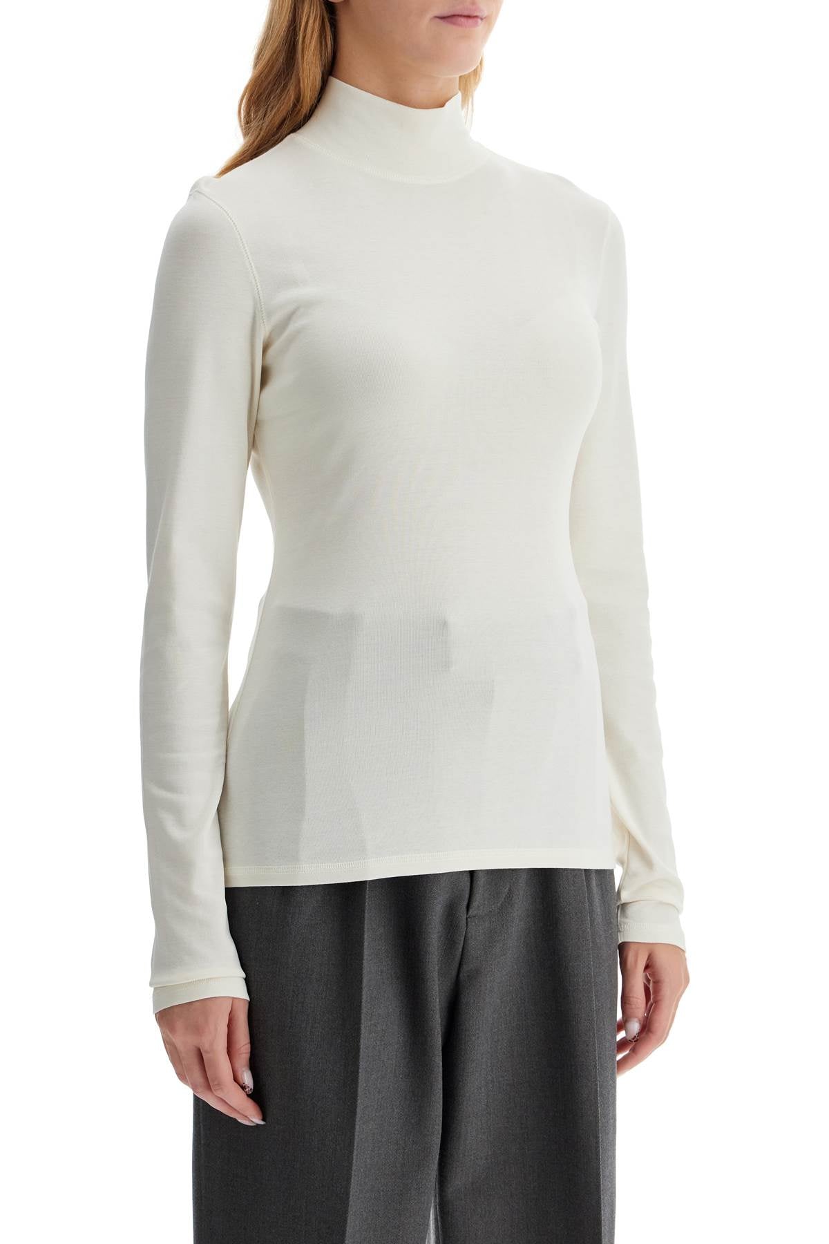 Lemaire Lightweight Jersey Top With Turtle Neck