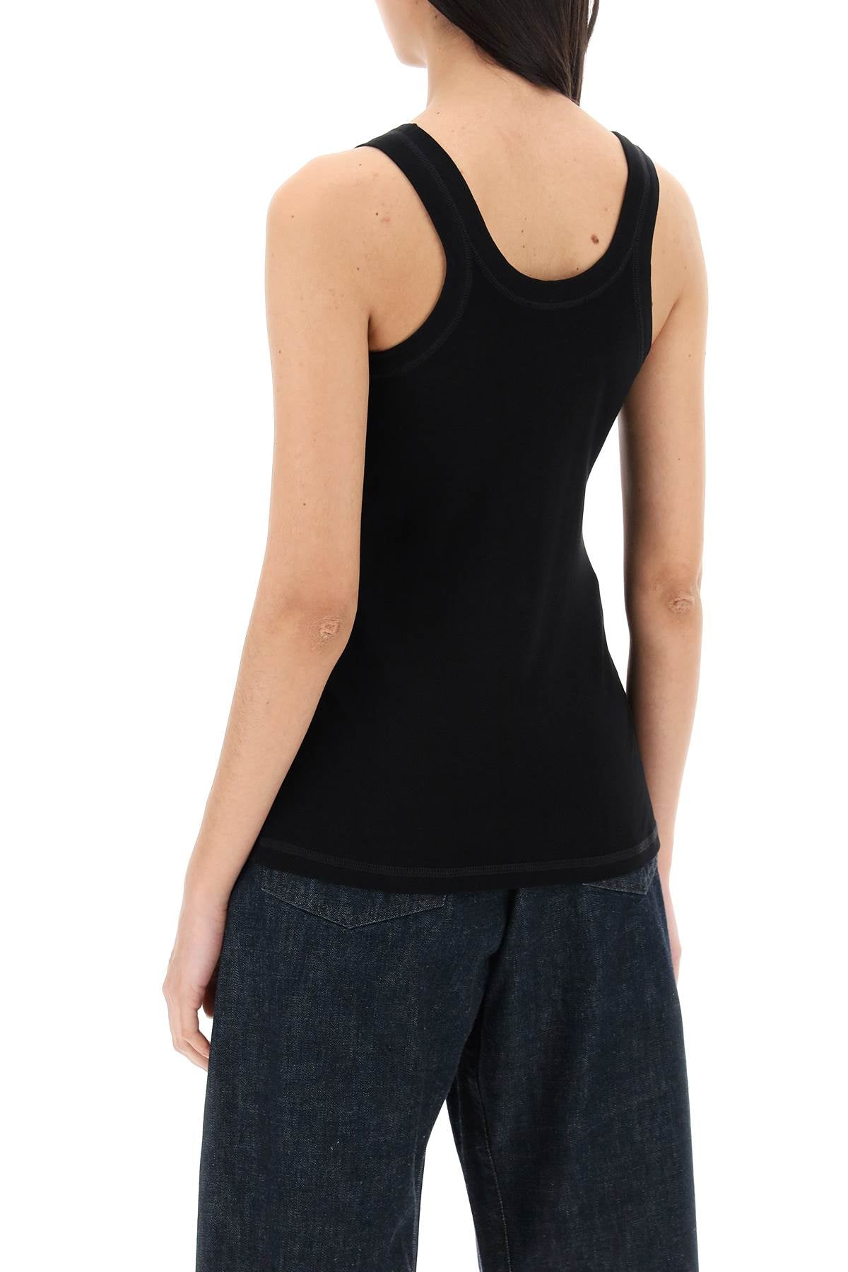 Lemaire Ribbed Sleeveless Top With