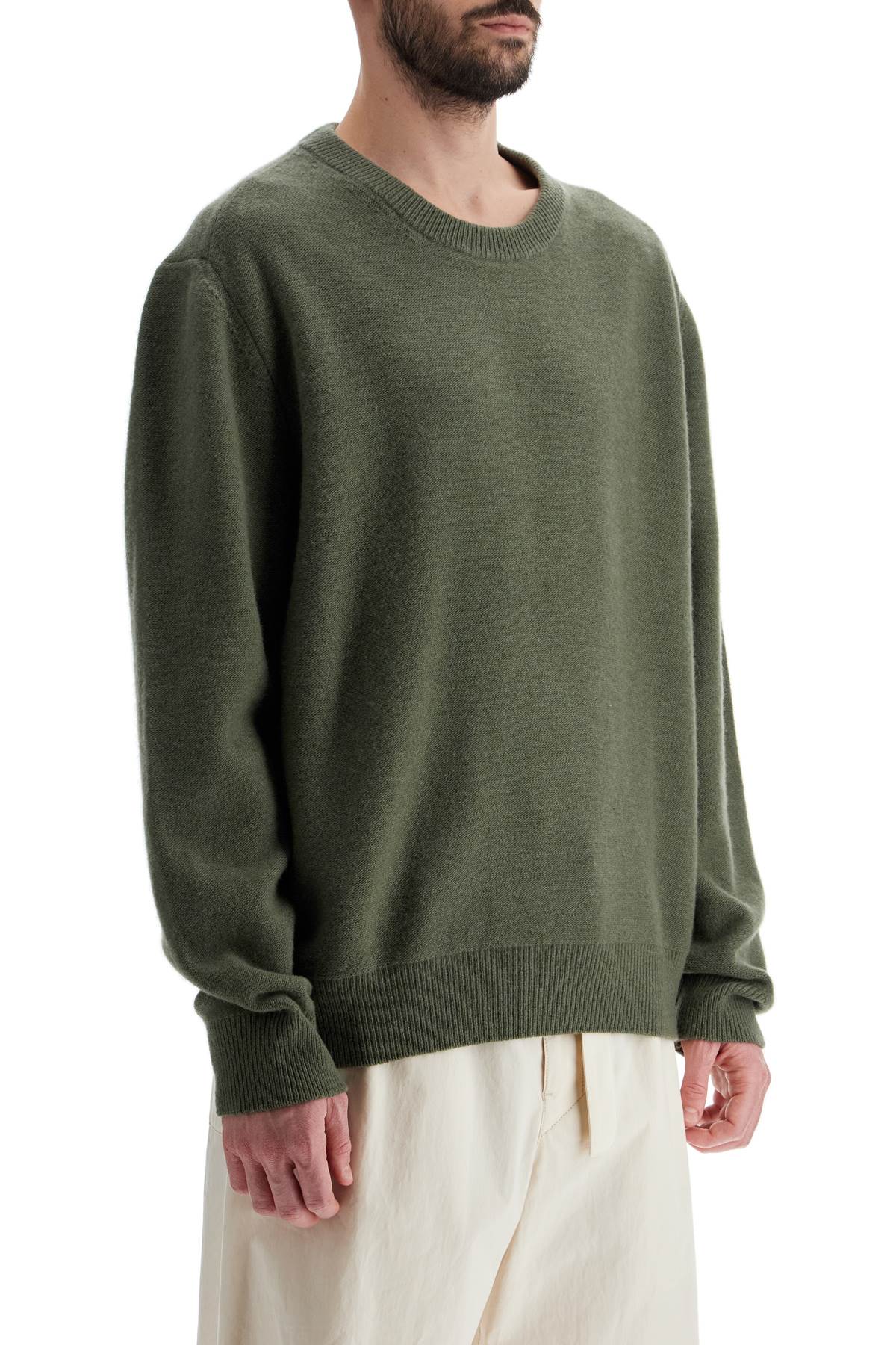 Lemaire Crewneck Pullover In Pure