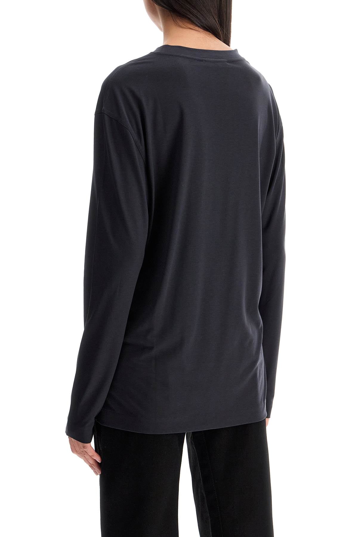 Lemaire Long-Sleeved Silk T-Shirt For