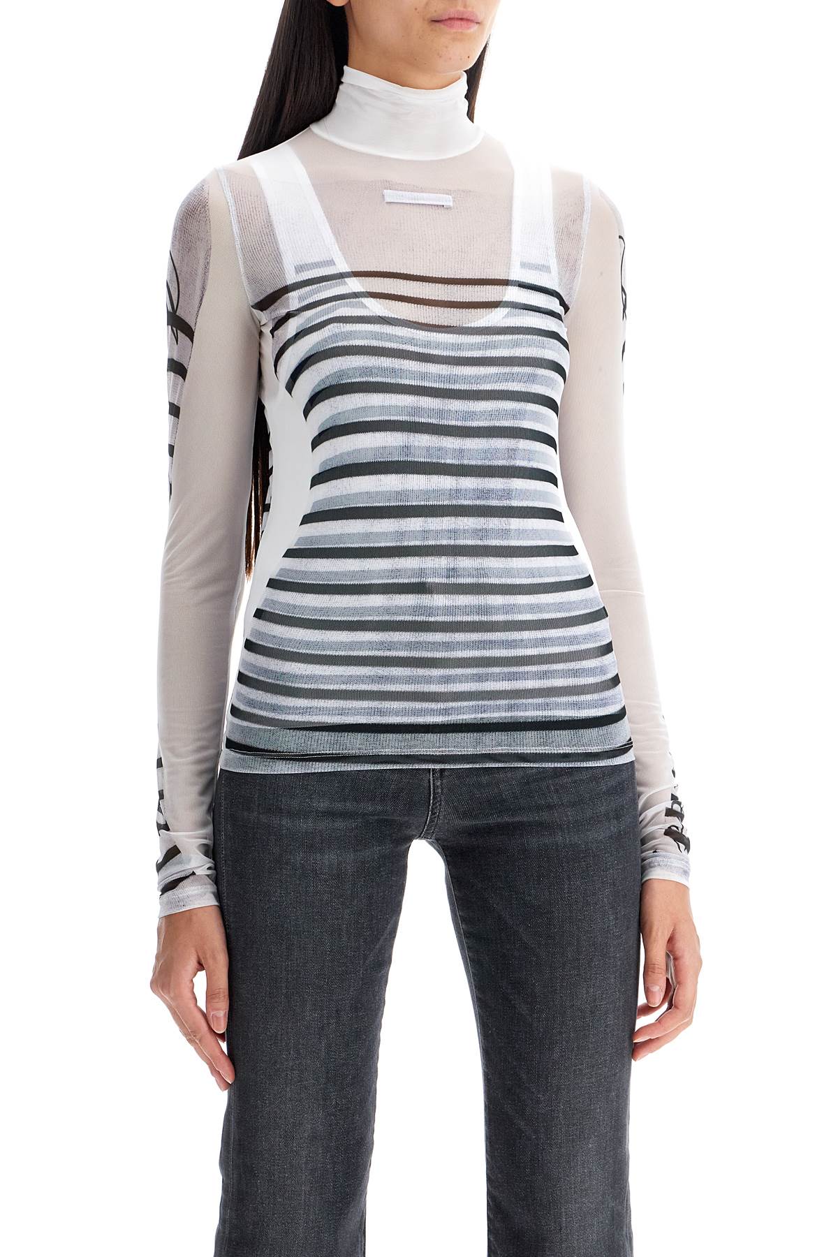 Jean Paul Gaultier Layered Top With Marinire