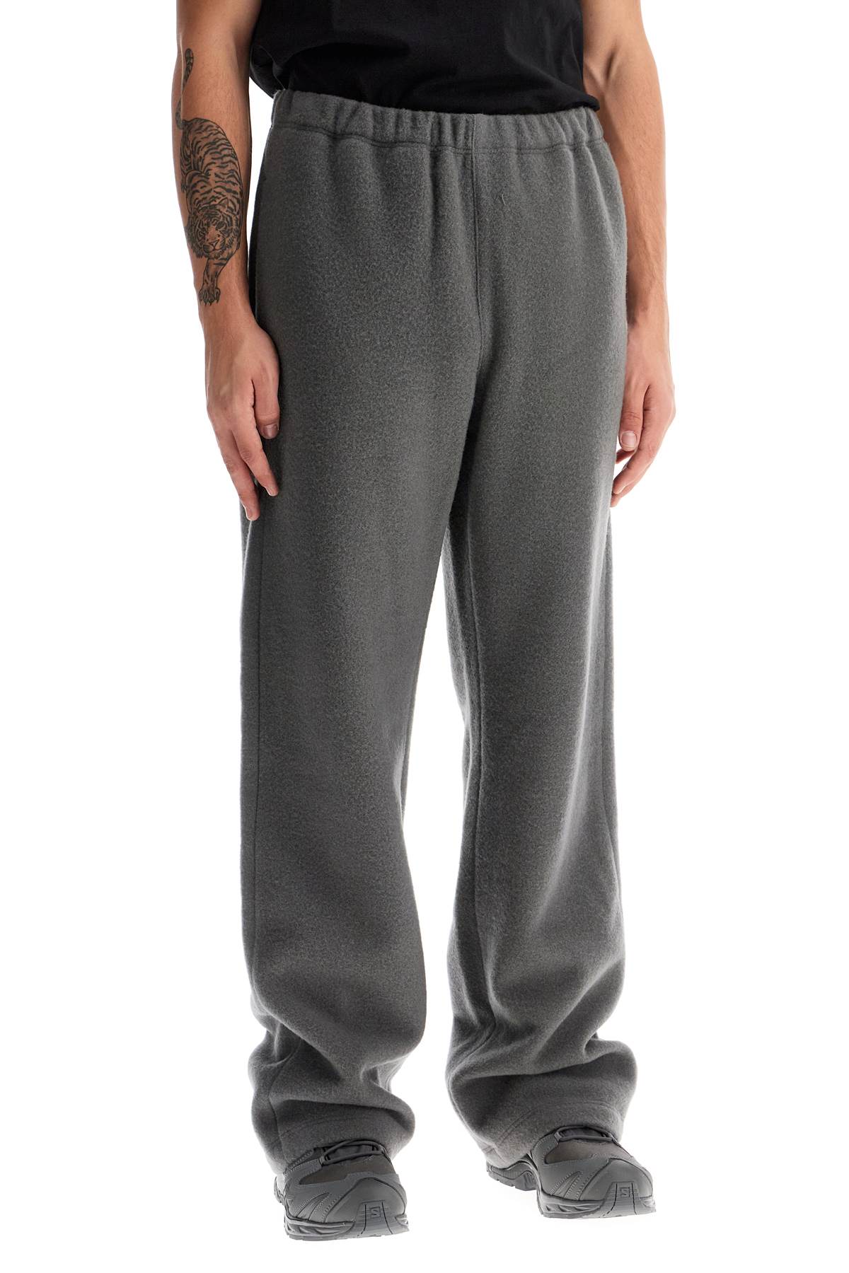 Rier Wool Fleece Joggers For Warmth