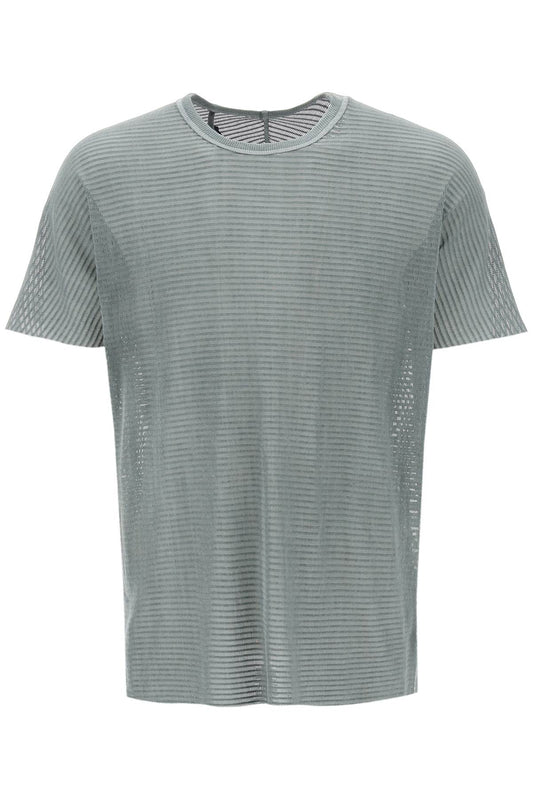 Boris Bidjan Saberi Cotton Perforated T-Shirt