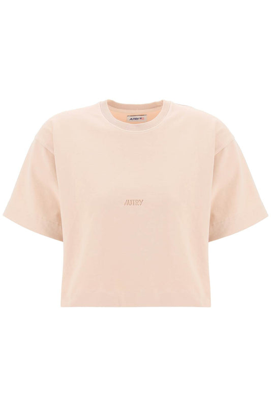 Autry Boxy T-Shirt With Debossed Logo