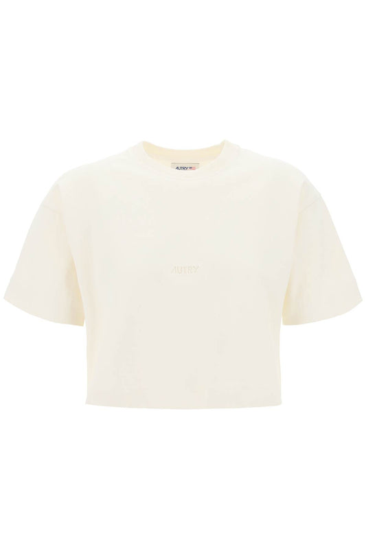 Autry Boxy T-Shirt With Debossed Logo