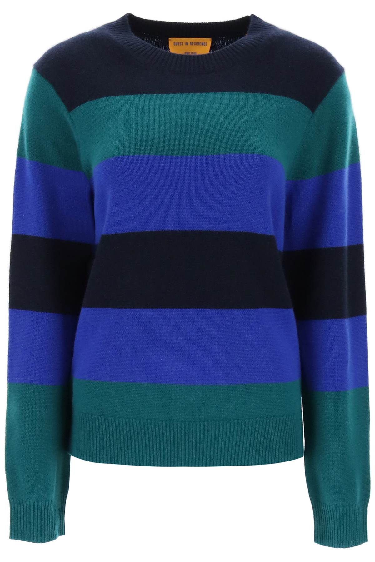 Guest In Residence Striped Cashmere Sweater