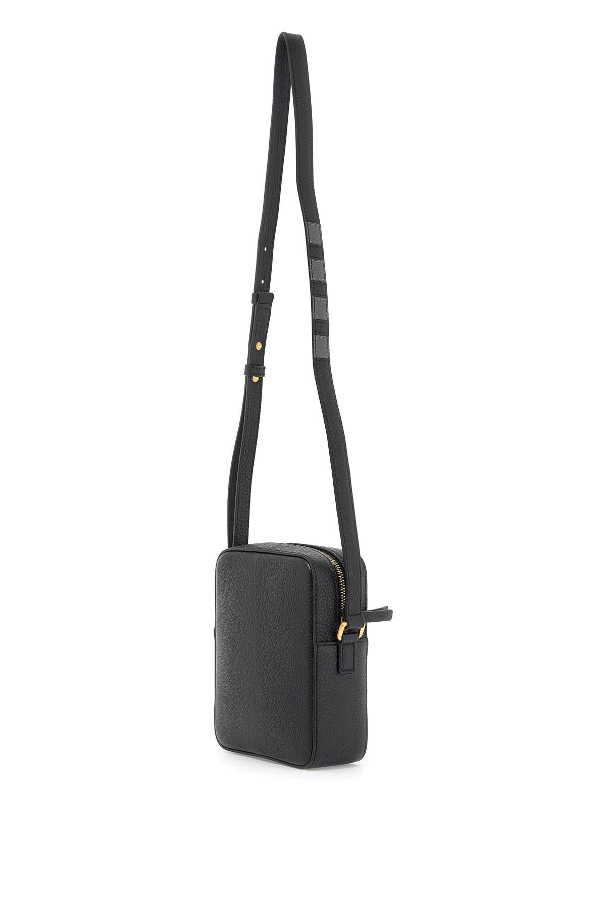 THOM BROWNE Camera Bag Verticale In Pelle Martellata