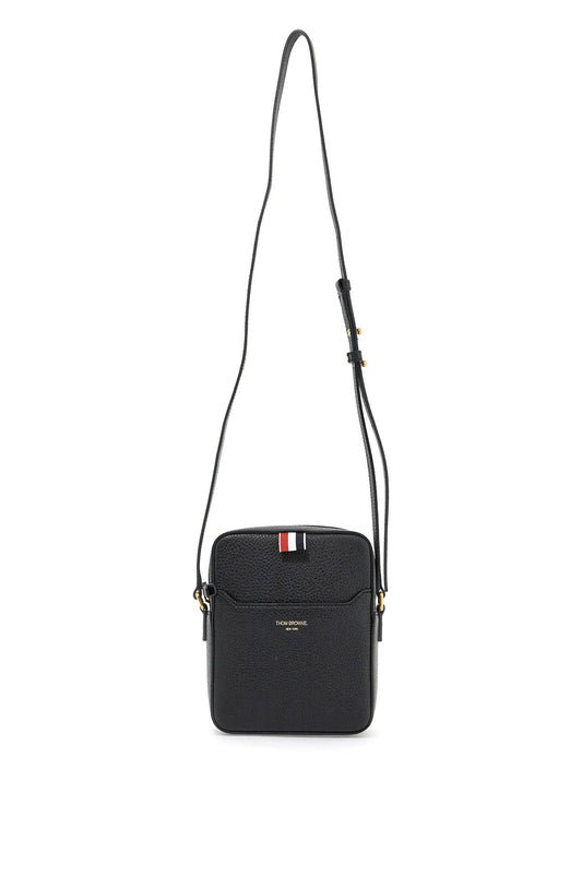 THOM BROWNE Camera Bag Verticale In Pelle Martellata