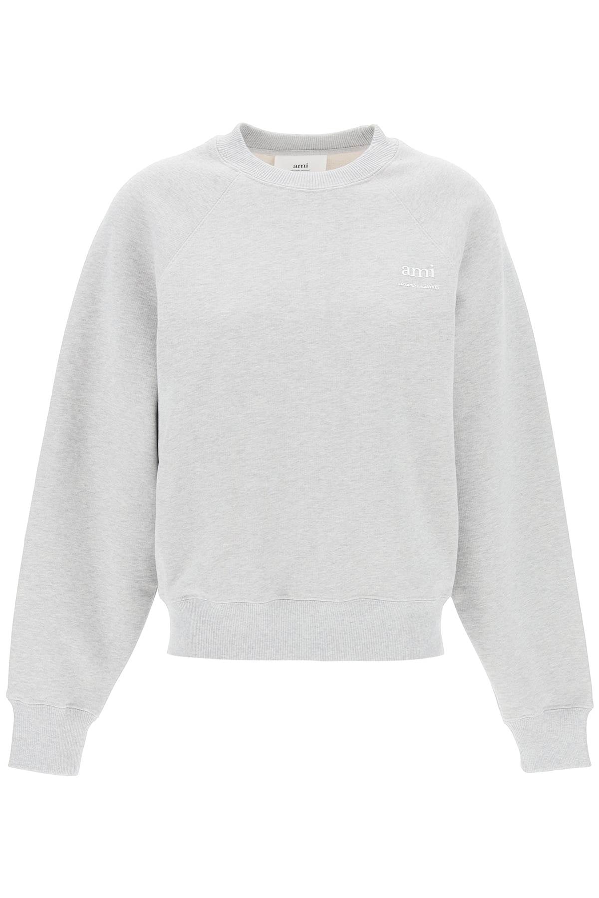 Ami Alexandre Matiussi Organic Cotton Crewneck Sweatshirt