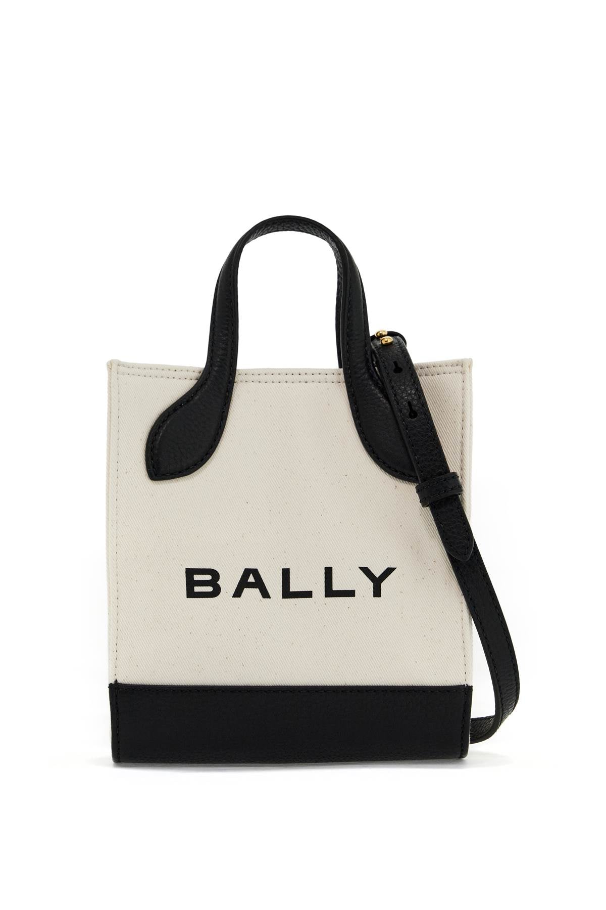 Bally Mini Fabric Bar Bag In 8