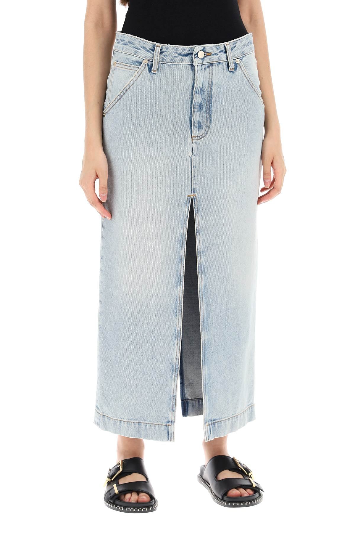 Darkpark ErikaS Denim Midi Skirt In