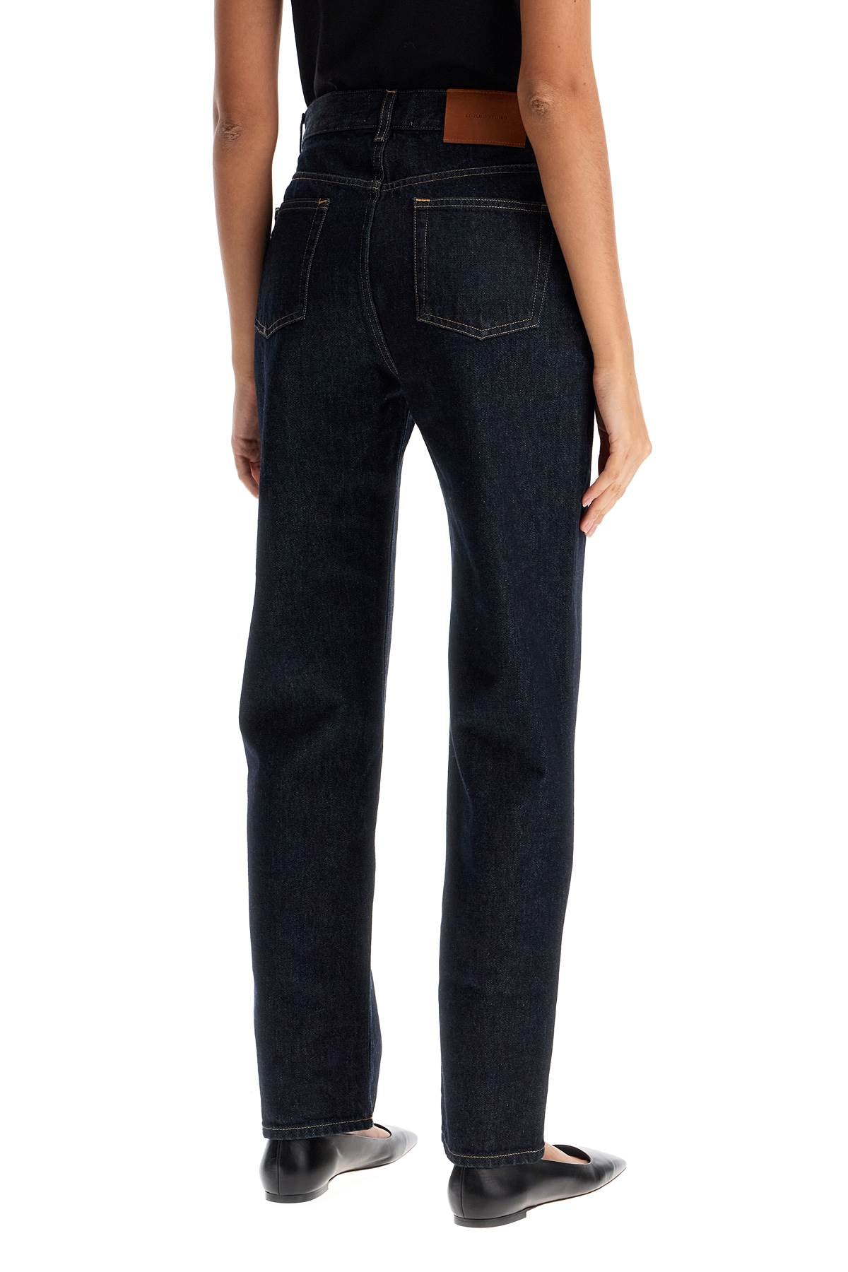 LOULOU STUDIO Jeans Affusolati In Cotone Biologico