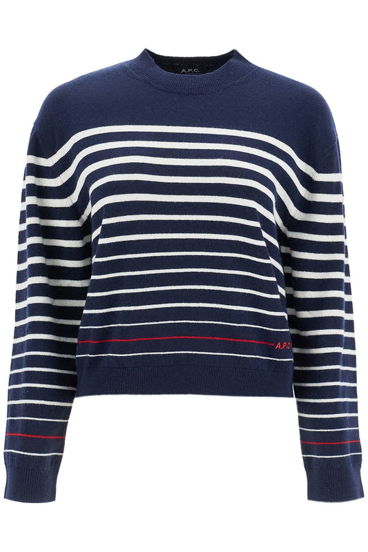 A.P.C. Striped Wool Billie Pullover