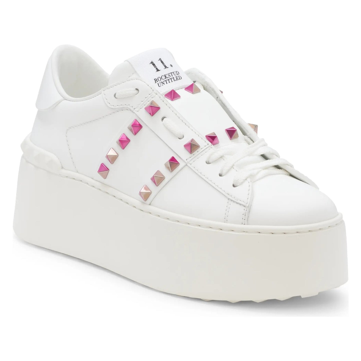 Valentino Garavani Flatform Rockstud Untitled Sneakers Multicolored Studs