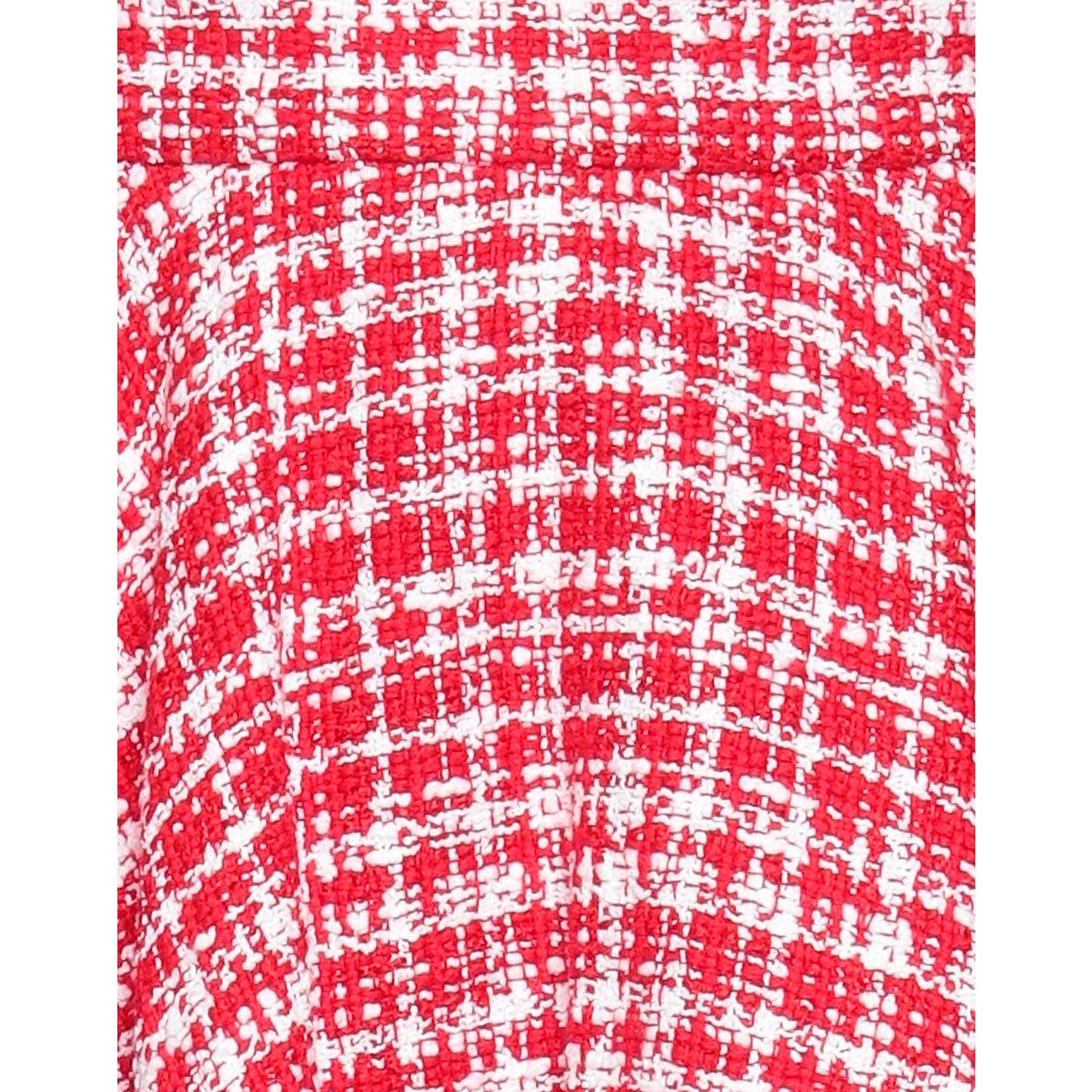 NWT Dolce & Gabbana Red White Tweed Circle Mini Skirt IT 38 US XS