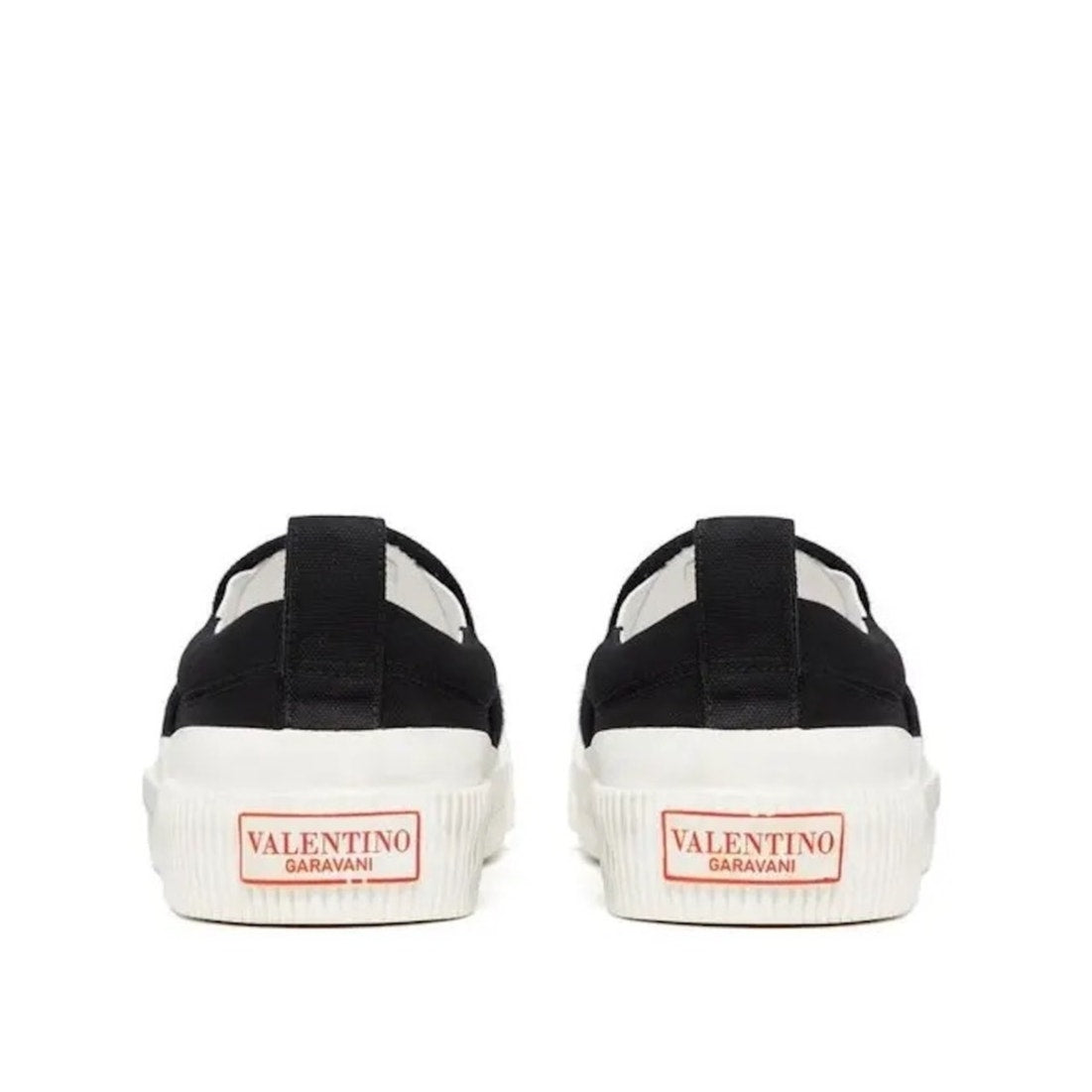 Valentino Garavani  Black Vltn Canvas Slip-on Sneakers