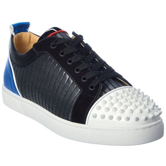 Christian Louboutin Louis Junior Spikes Orlato Leather Sneakers 40.5 EU 7.5 US