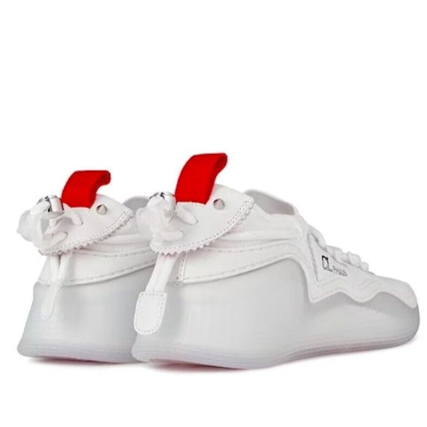 Christian Louboutin Arpoador Donna Flat Leather Sneakers White