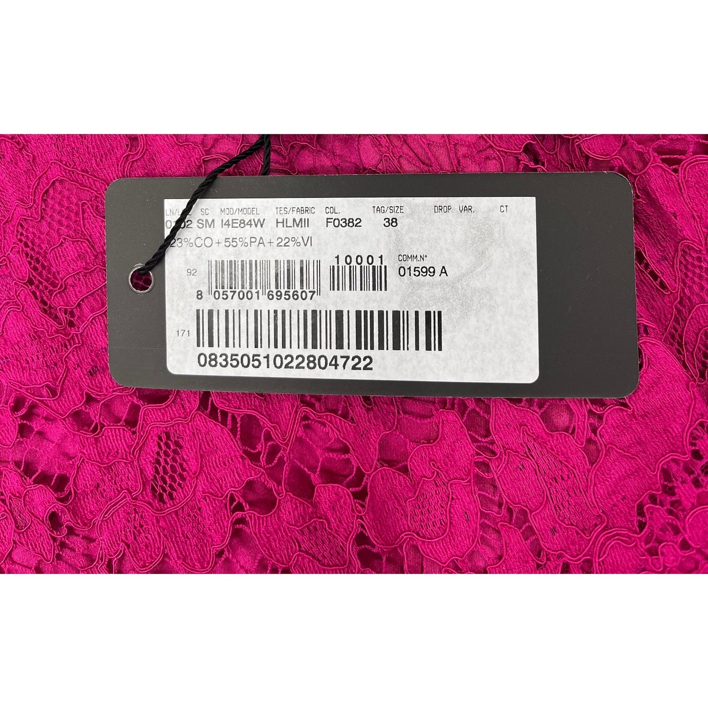 NWT Dolce & Gabbana Fuchsia Floral cordonetto Lace Mini Skirt IT 38 US XS