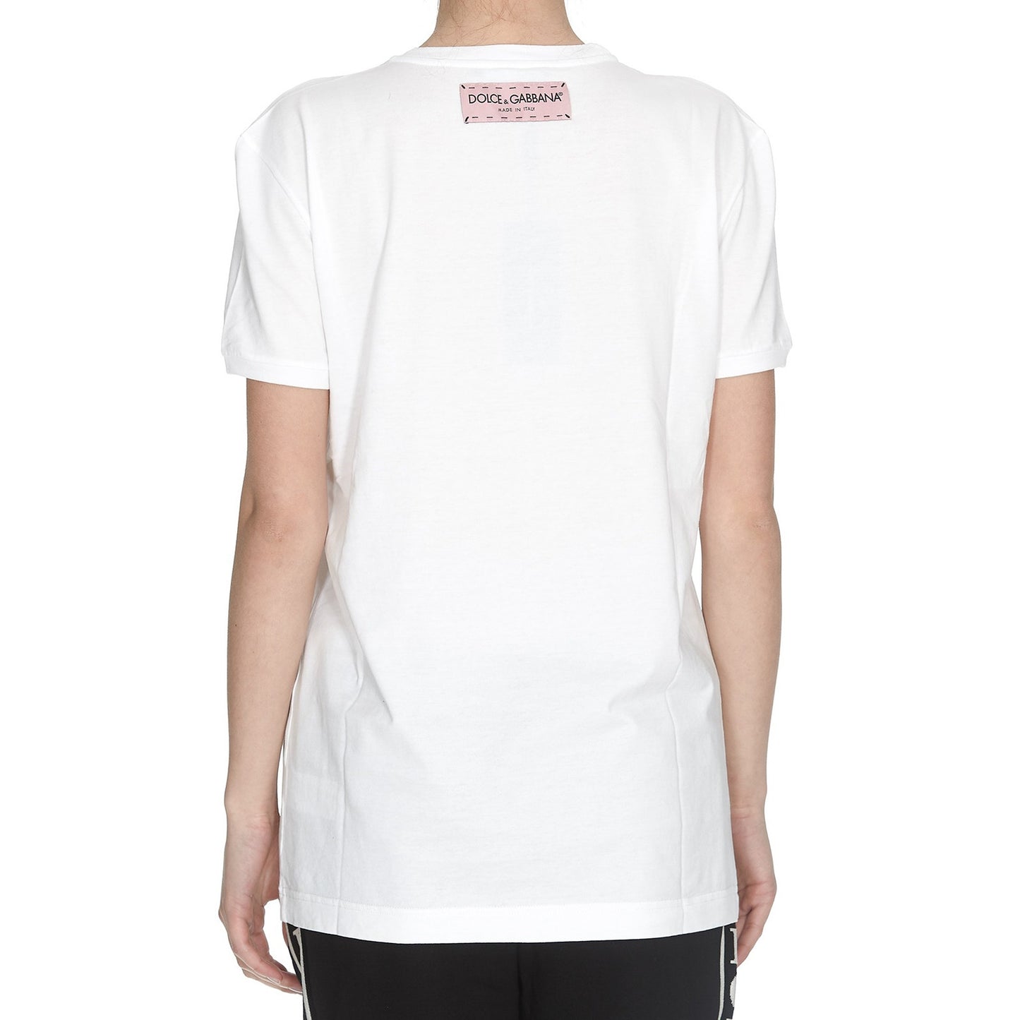 NWT Dolce & Gabbana White Fashion Explosion T-shirt  IT 36