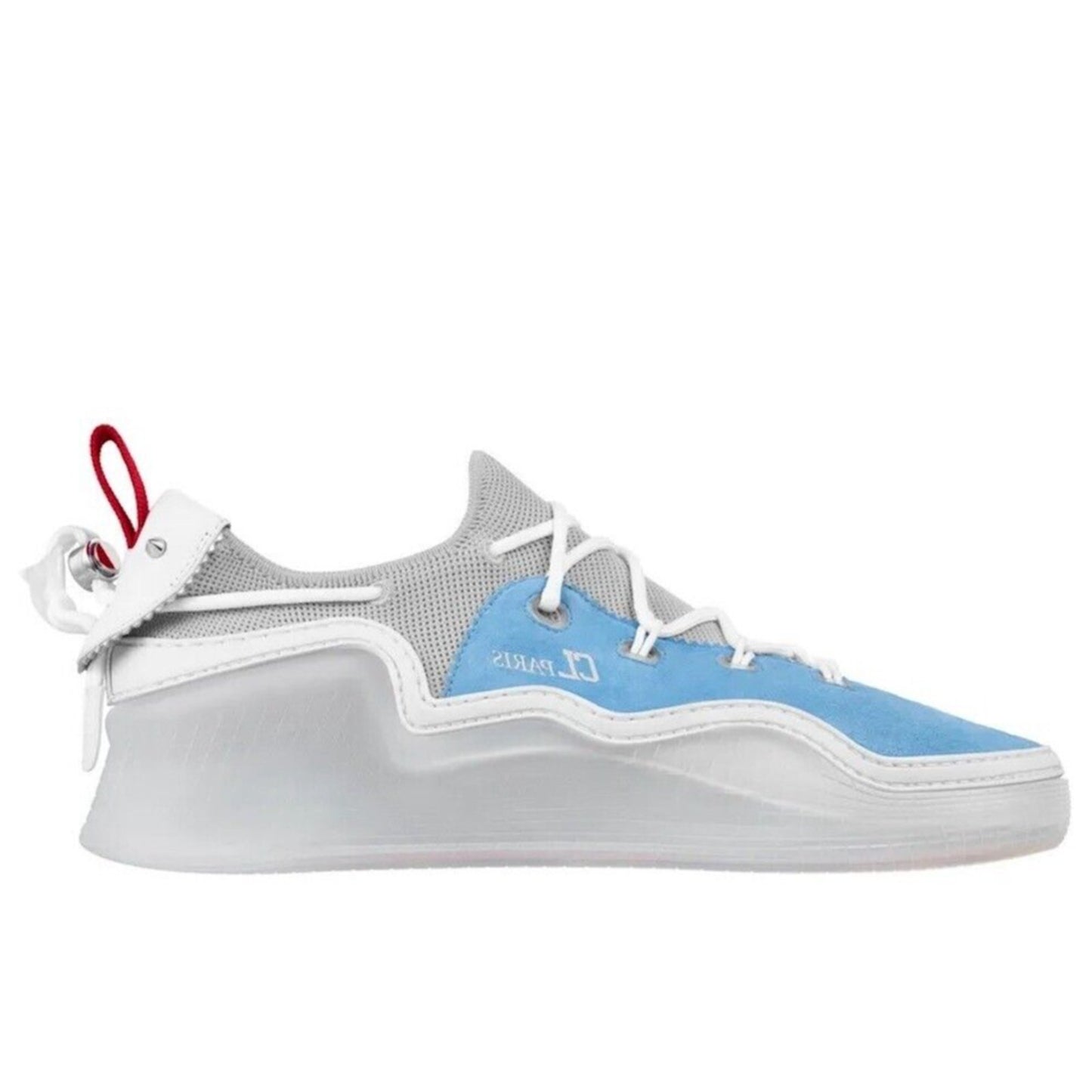 CHRISTIAN LOUBOUTIN Men's Arpoador Low-top Sneakers Blue 41.5