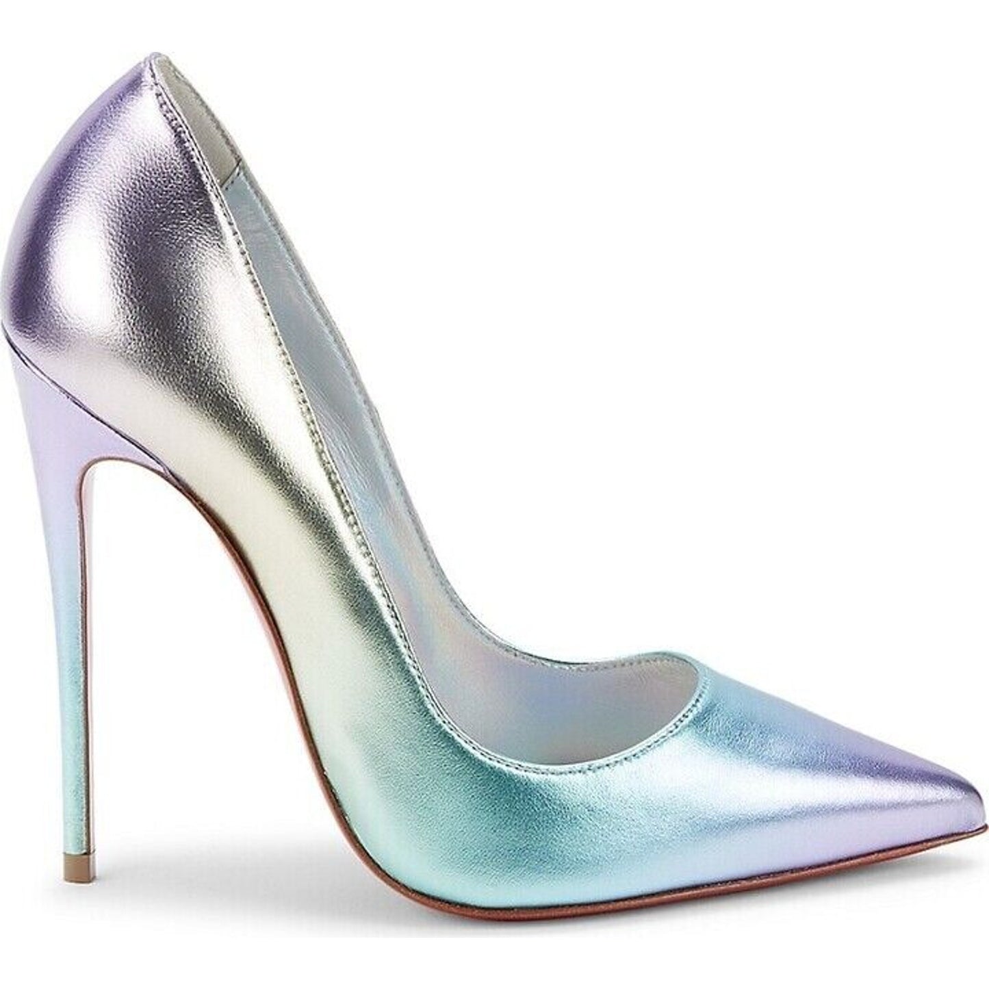 Christian Louboutin So Kate 120 Metallic Ombre pointed toe iridescent pumps 37