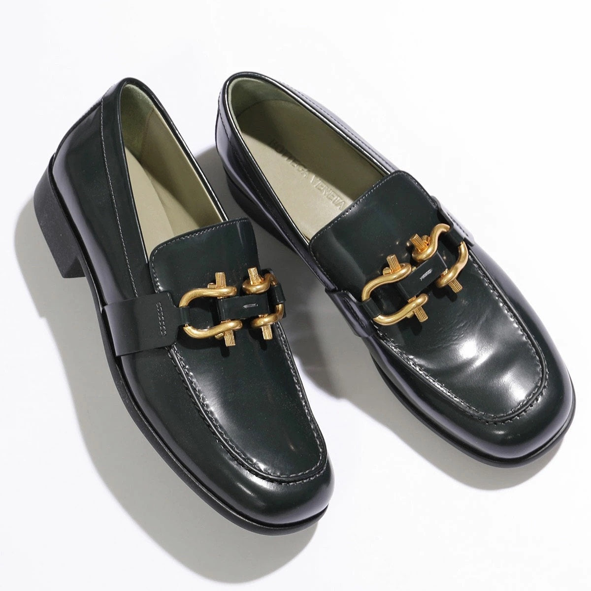 Bottega Veneta Madame Slip On Embellished Moccasin Loafer Flats