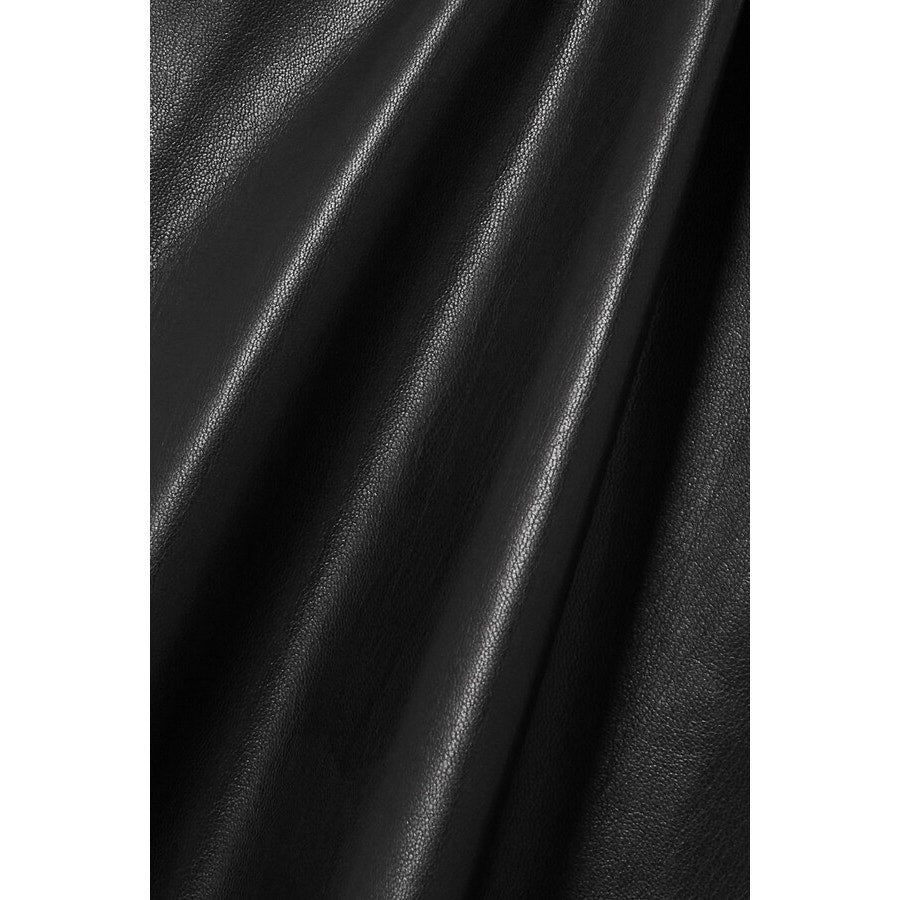 Alice + Olivia Havana Cutout Faux Leather Maxi Dress Black