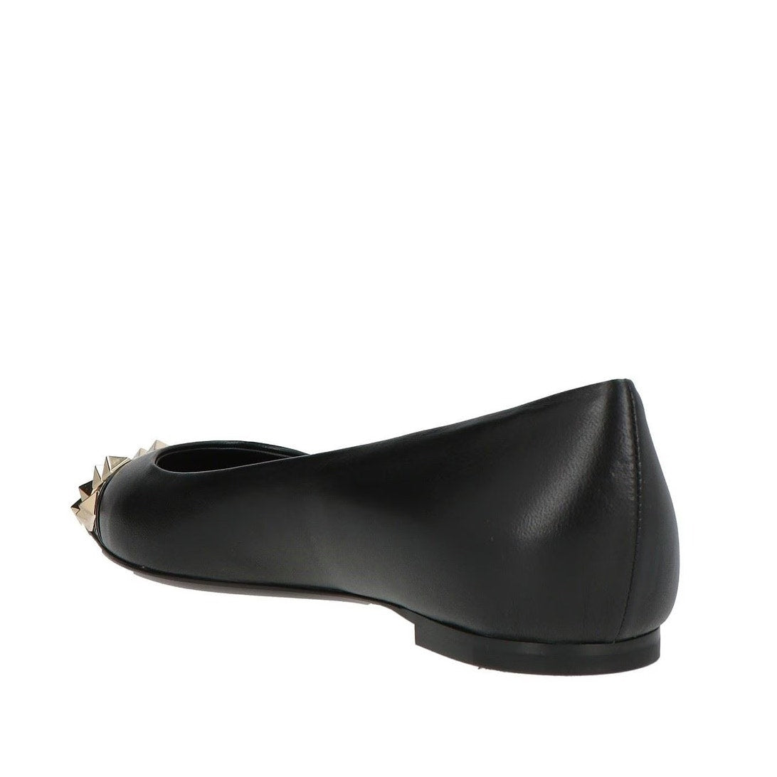 Valentino Garavani Black Rockstud Alcove Ballet Flats 36