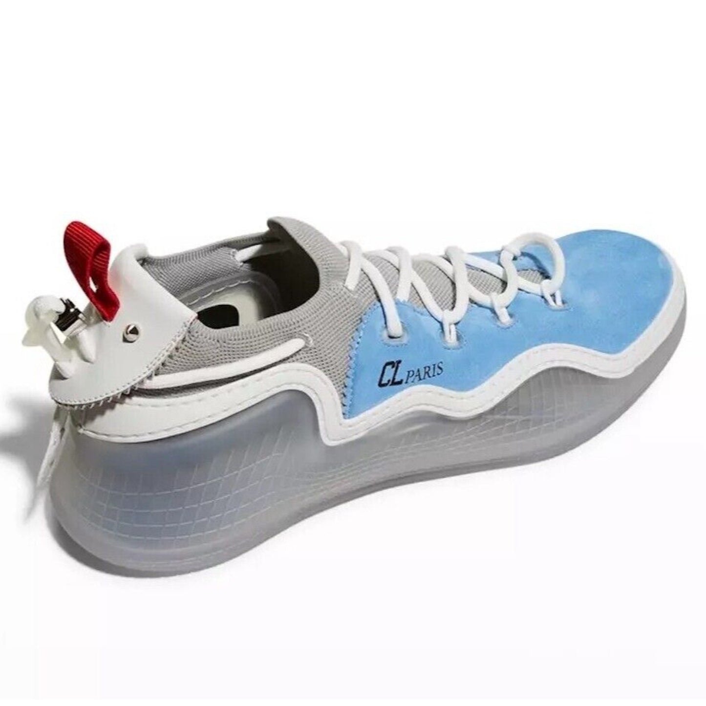 CHRISTIAN LOUBOUTIN Men's Arpoador Low-top Sneakers Blue 41.5