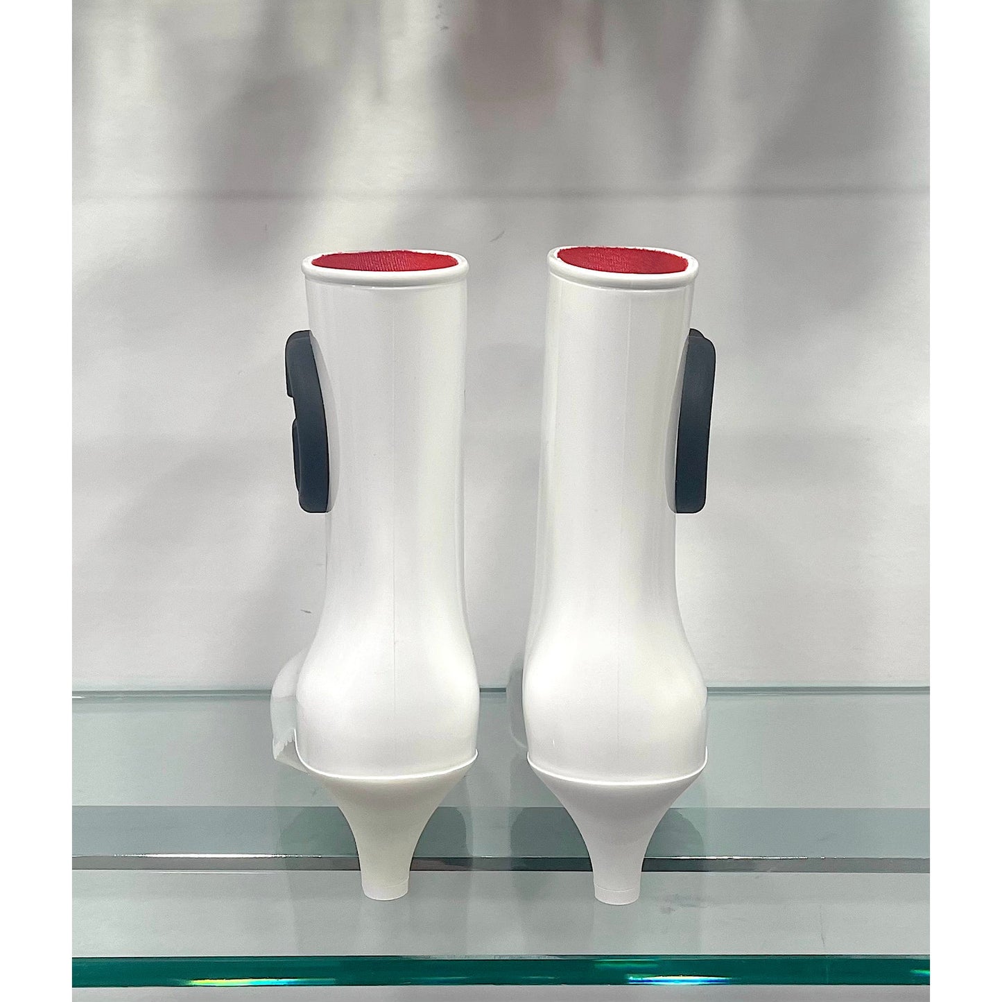 Gucci Women's Rubber ankle Rain Boot with Interlocking G