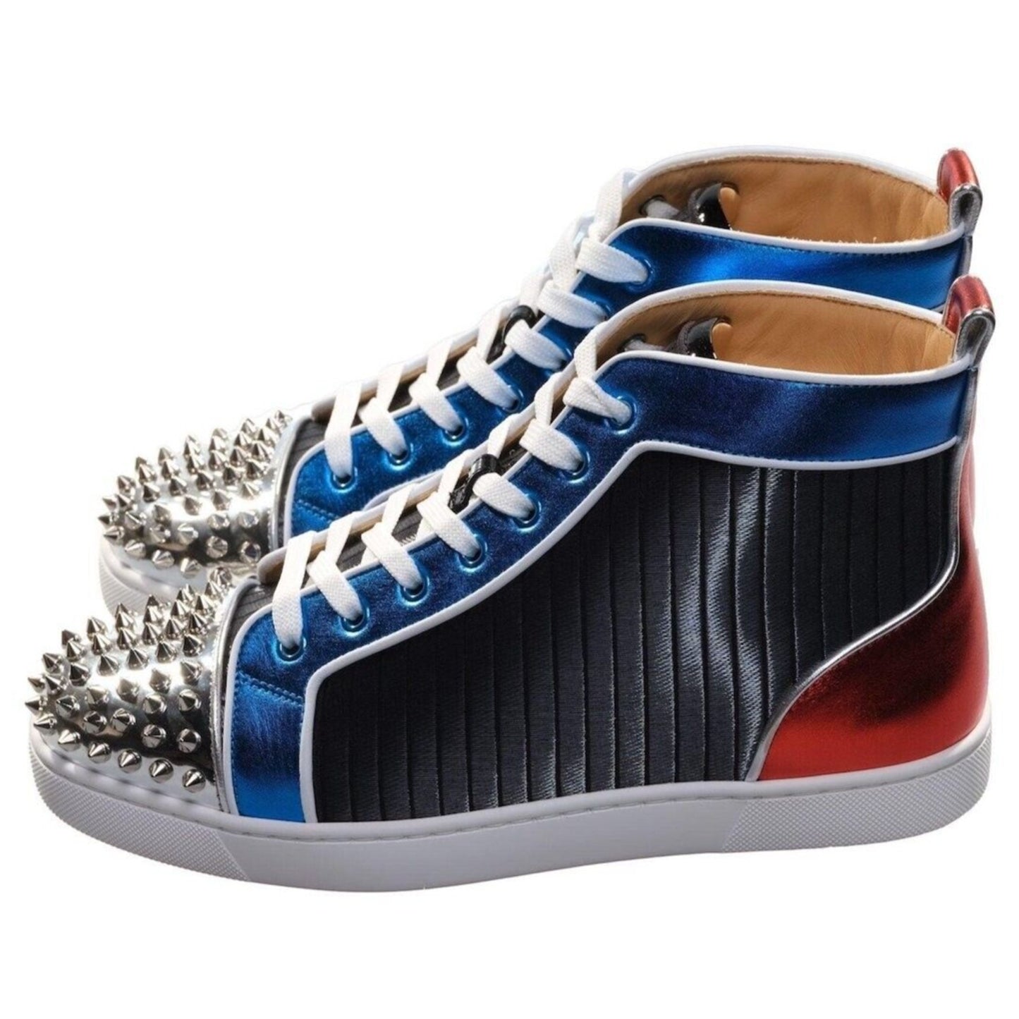 Christian Louboutin Lou spikes Louis Limited edition Hi-Top Sneakers Blue