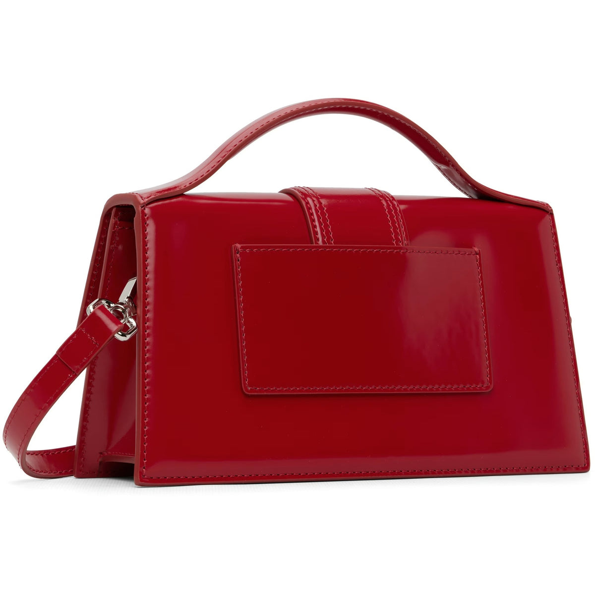 NWT Jacquemus Red Le Grand Bambino Leather Crossbody Bag Logo